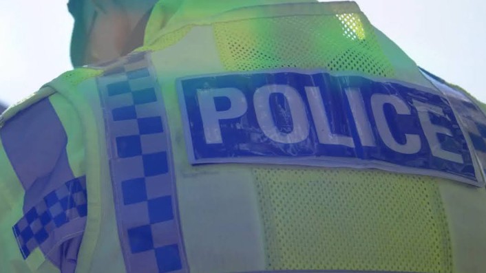 Police officer at work