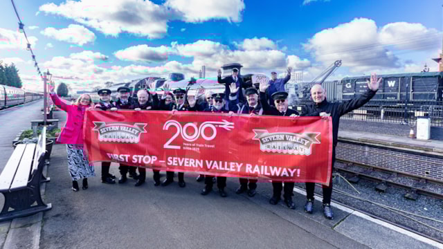 Destination West Midlands as first Railway 200 exhibition train tickets released: Network Rail and Severn Valley Railway celebrating Railway 200 exhibition train announcement